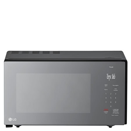 Vista frontal de Forno Micro-ondas Grill 30L 127V MG3097NR. NeoChef, Preto, Moderno e eficiente, ideal para sua cozinha