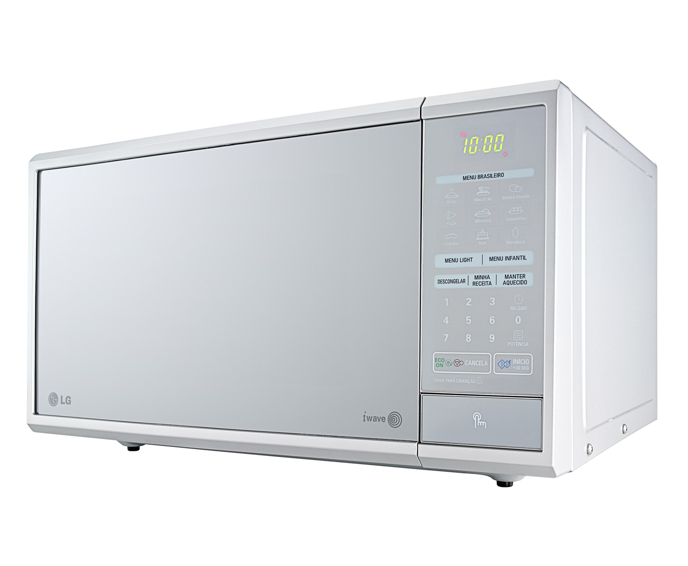 LG 30 Litros, Prata, 17 Programas de Cozimento, 4 Programas de Descongelamento, manter aquecido., MS3049L(A)