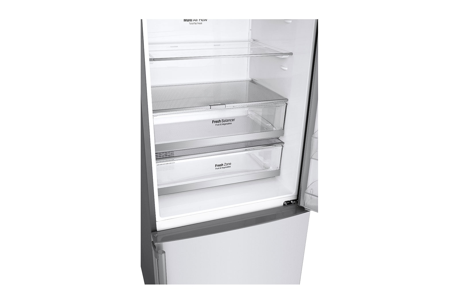 LG Geladeira Smart LG Bottom Freezer Inverter 451 litros com Nature Fresh™ e LG ThinQ®, GC-B659BSB