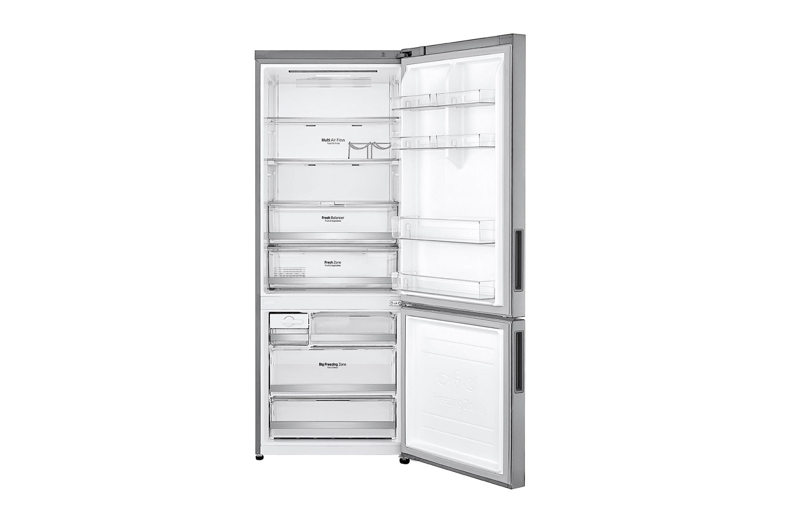 LG Geladeira Smart LG Inverter Bottom Freezer 451 litros - GC-B659NSM1 - Compressor Inverter, GC-B659NSM1