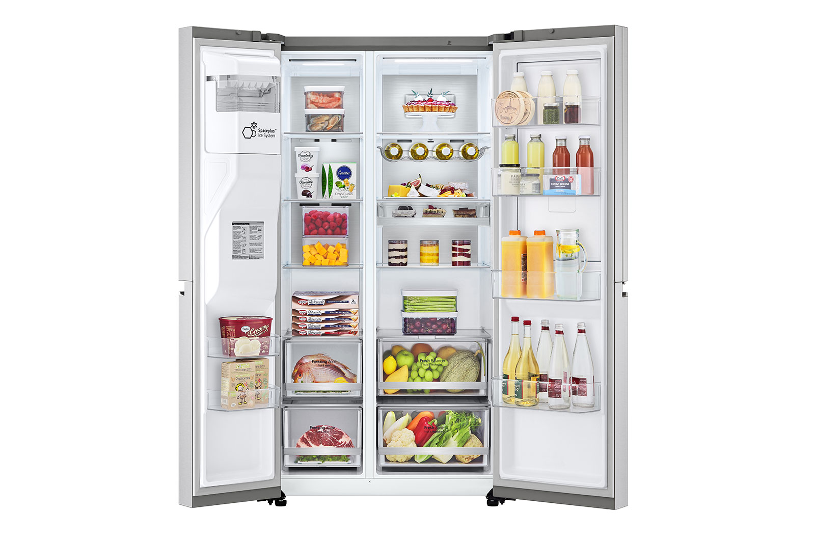 LG Geladeira Smart LG Side by Side Door-in-Door™ UVnano™ 611 litros 220V Motor Inverter GC-J257CSF1, GC-J257CSF1