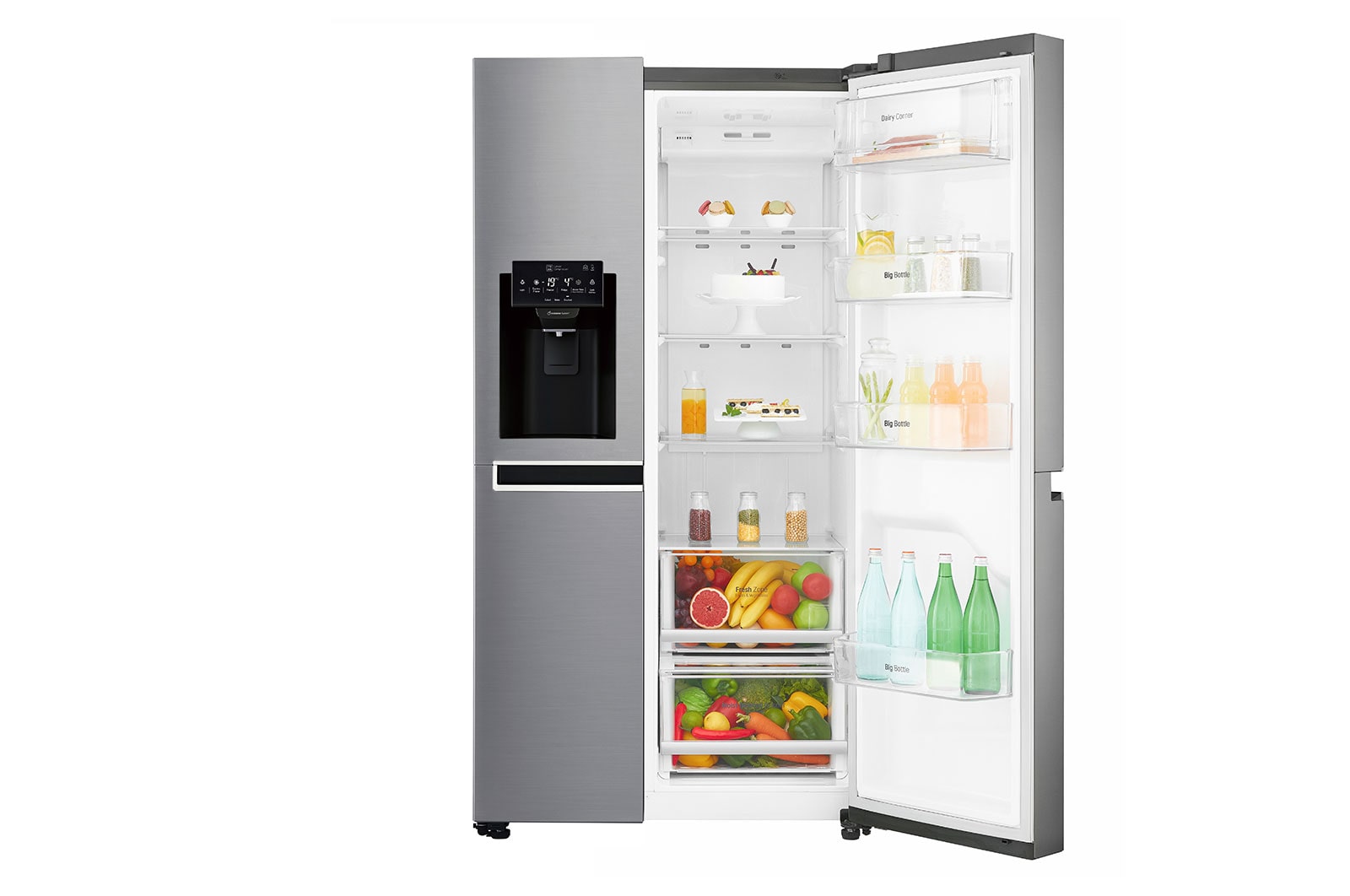 LG Geladeira Smart LG Side by Side 601 litros - GC-L247SLU1 - Motor Inverter, GC-L247SLU1