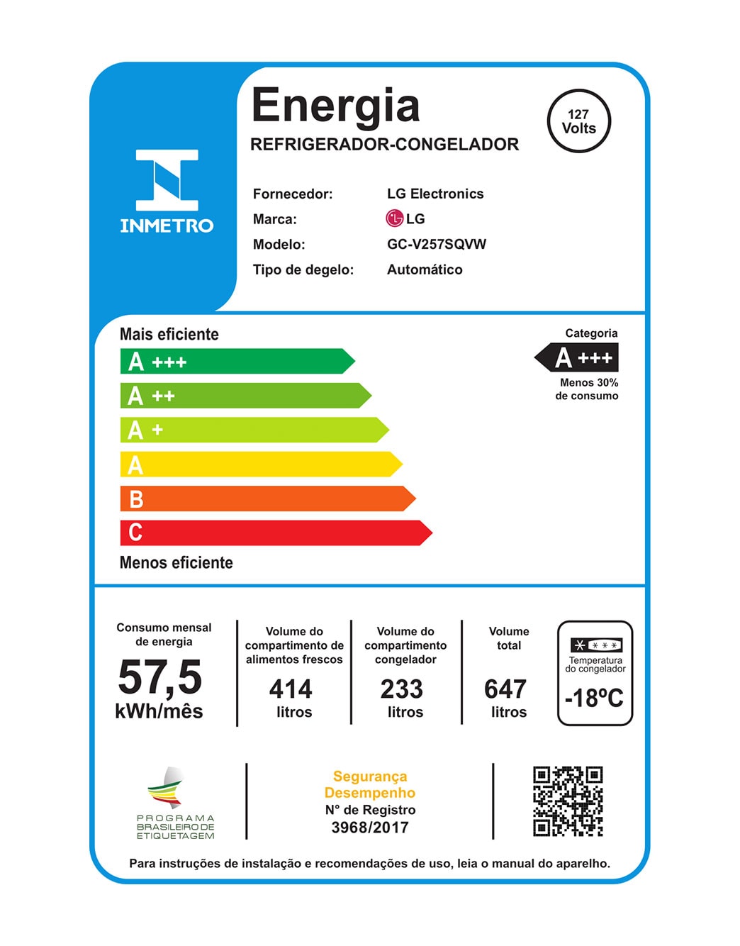 Geladeira Smart LG Side by Side InstaView 647L | LG BR