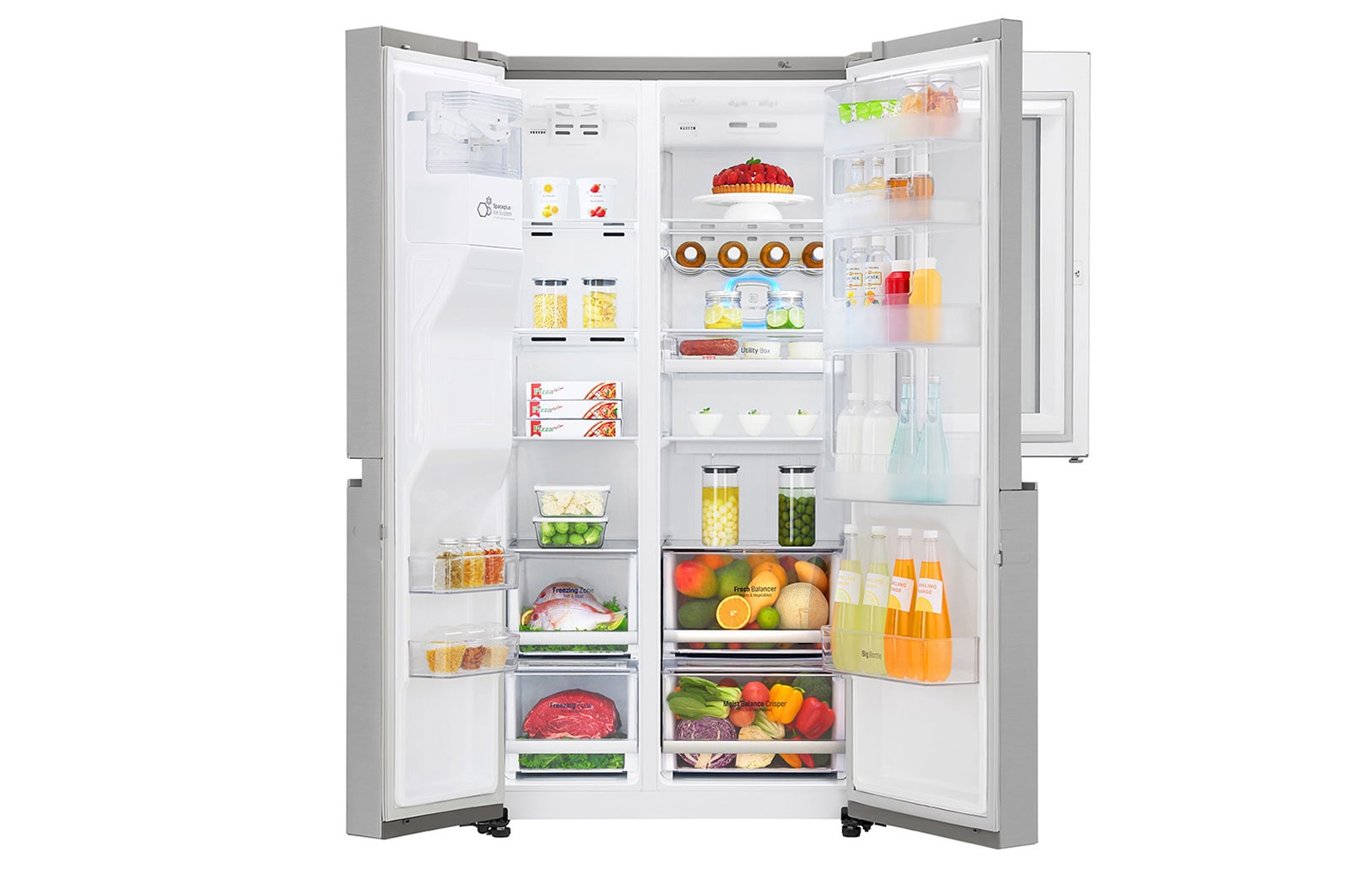 LG Geladeira Side by Side InstaView Door-in-Door™ 601L com Hygiene Fresh+™, GC-X247CSAV
