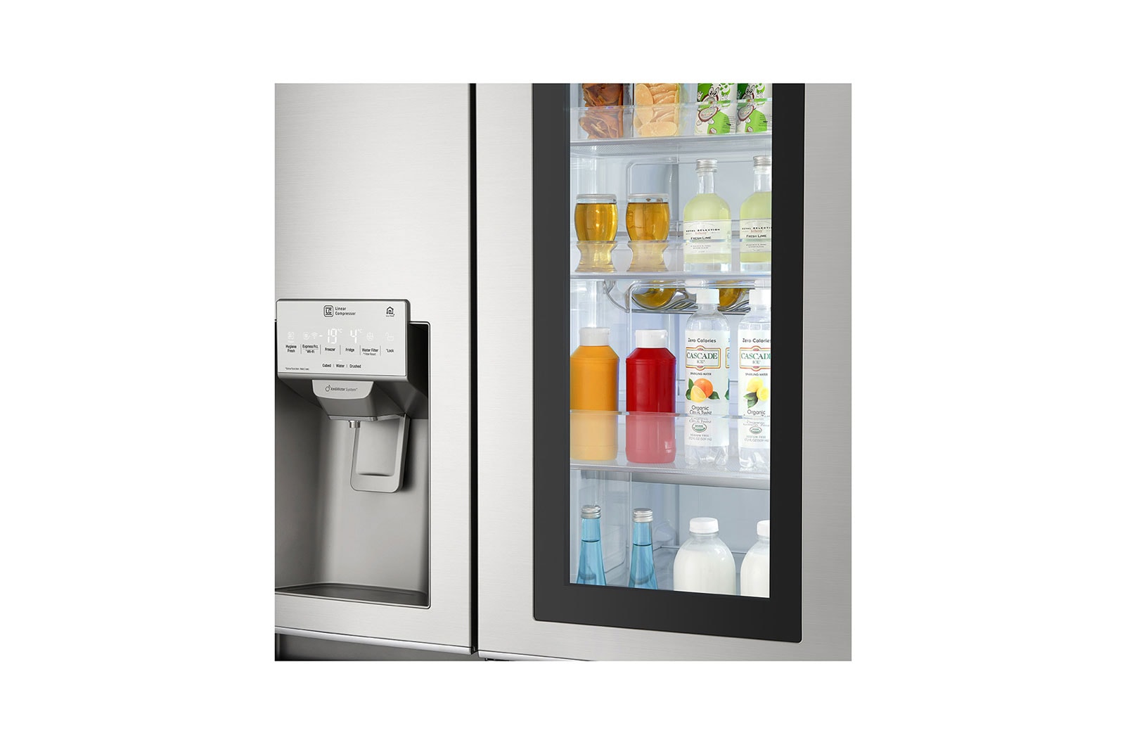 LG Geladeira Side by Side InstaView Door-in-Door™ 601L com Hygiene Fresh+™, GC-X247CSAV