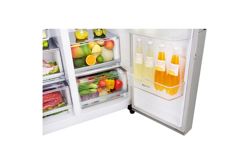 LG Geladeira Side by Side InstaView Door-in-Door™ 601L com Hygiene Fresh+™, GC-X247CSAV