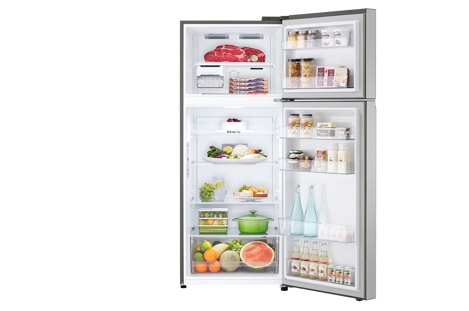 LG Geladeira LG Top Freezer 395 litros - GM402BPL.APZFSBS - Motor Inverter, GM402BPL