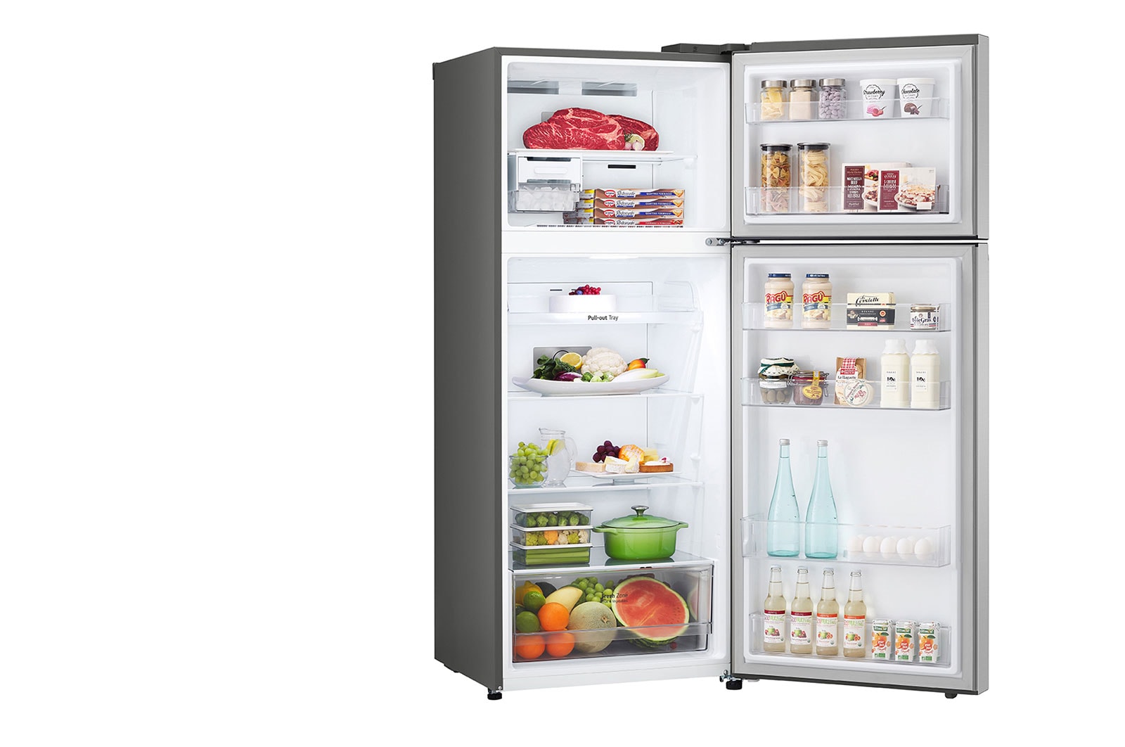 LG Geladeira LG Top Freezer 395 litros - GM402BPL.APZFSBS - Motor Inverter, GM402BPL