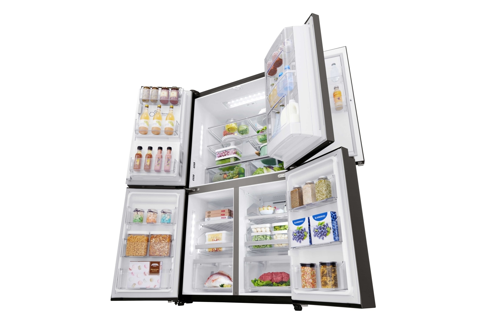 LG Geladeira FrenchDoor Side By Side Inverse 716 litros com Door-in-Door®, GM86SDDB1