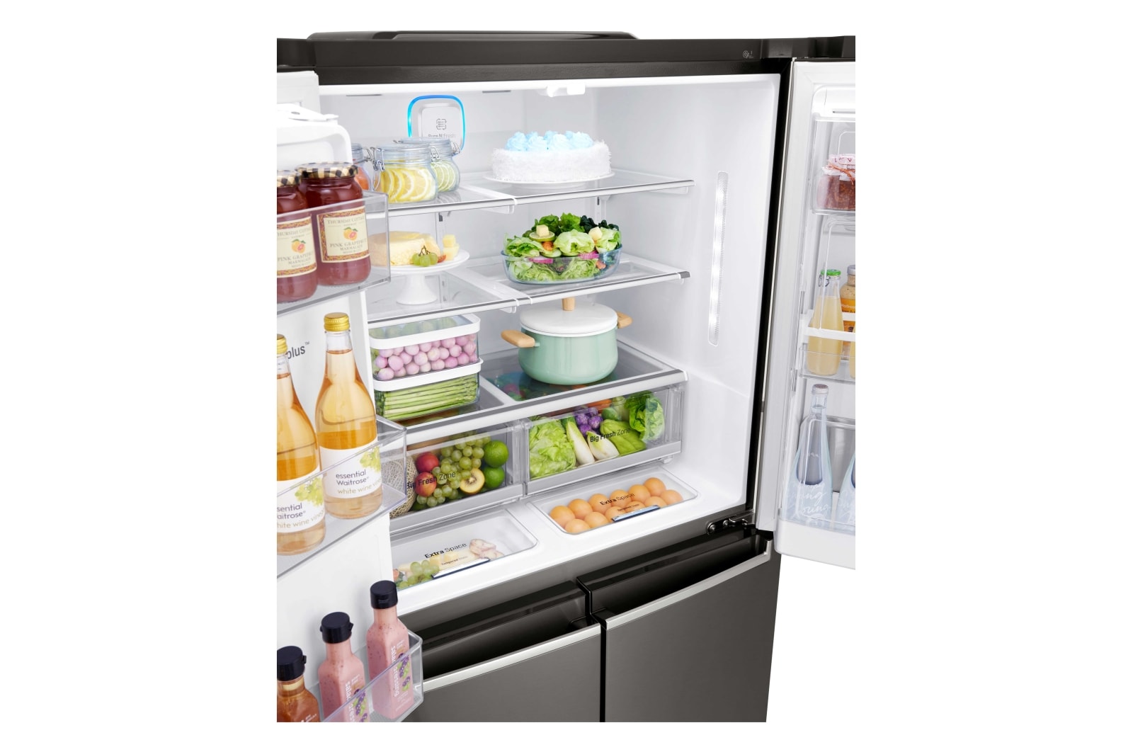 LG Geladeira FrenchDoor Side By Side Inverse 716 litros com Door-in-Door®, GM86SDDB1