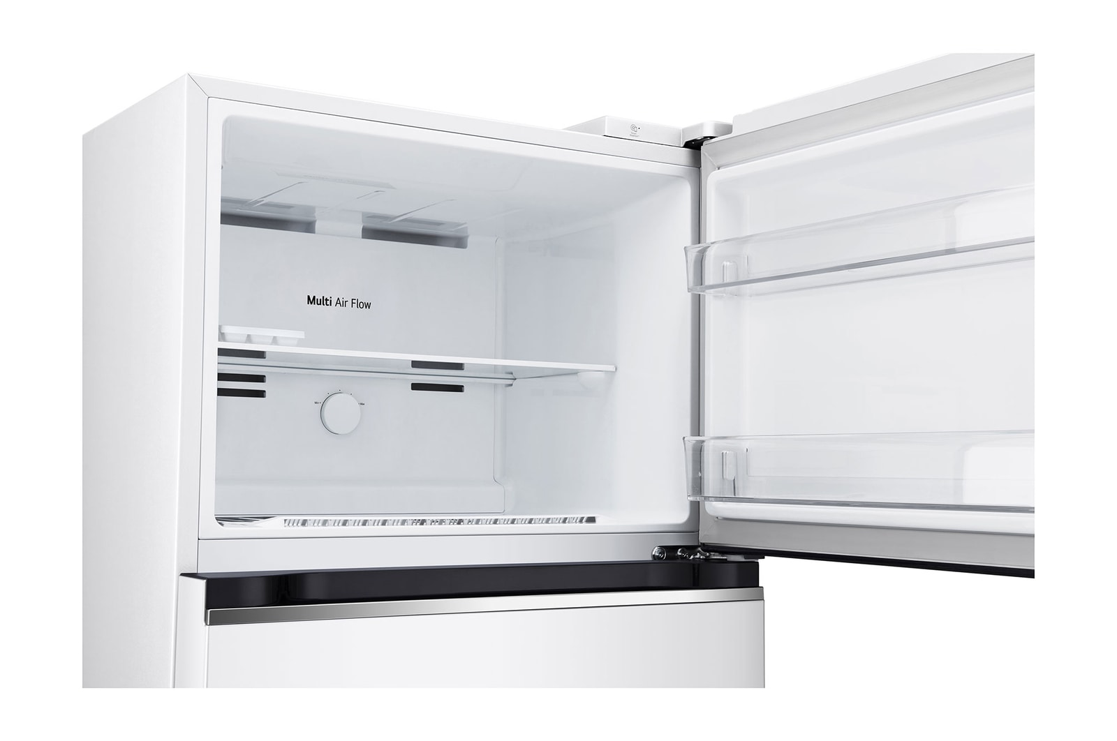 Vista do botão de controle de temperatura