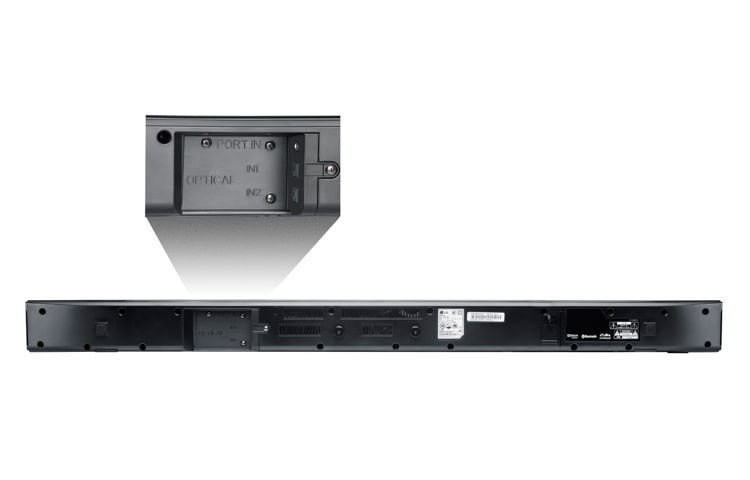 LG Sofisticação e qualidade sonora em um só produto com o Sound Bar LG., NB2430A