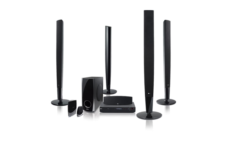 LG Home Theater com sistema wireless e design surpreendente, HT503THW