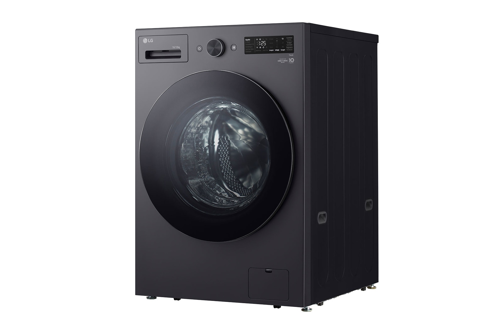 Vista lateral direita com a porta aberta