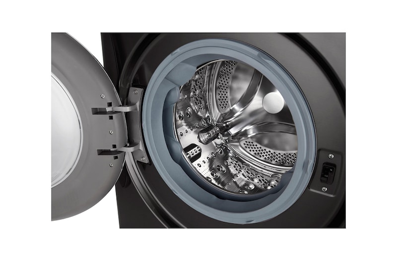 LG Lava e Seca Smart LG VC2 11kg 220V Aço Escovado Preto com Inteligência Artificial AI DD™ CV9011EC4A, CV9011EC4A