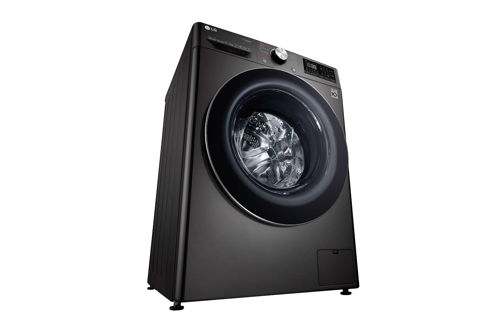 LG Lava e Seca Smart LG VC2 11kg 220V Aço Escovado Preto com Inteligência Artificial AI DD™ CV9011EC4A, CV9011EC4A