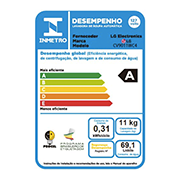 LG Lava e Seca LG VC2 11kg Branca 127V, CV9011WC4