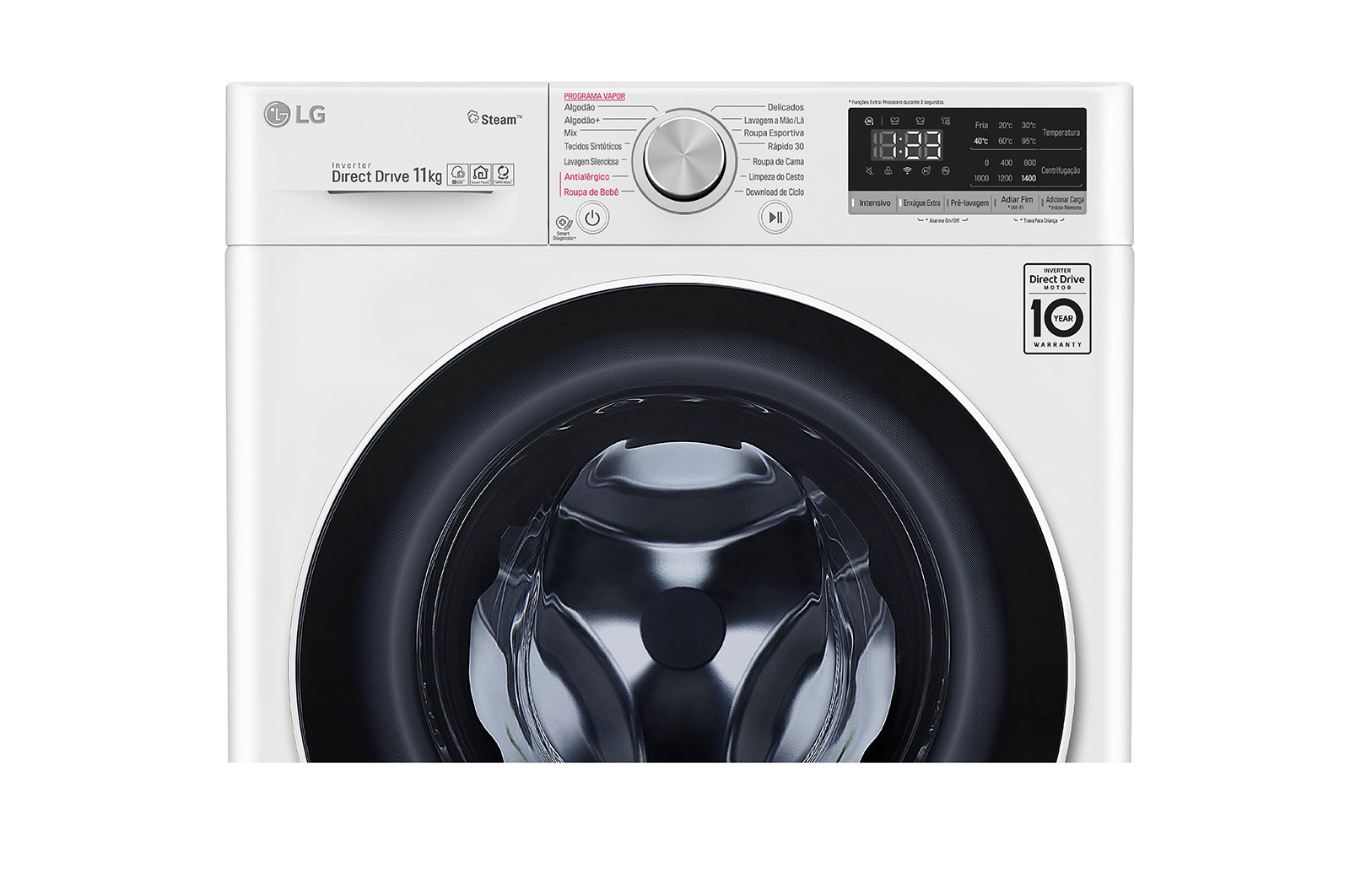 LG Lavadora Smart VC4 11kg Branca 220V, FV5011WG4A
