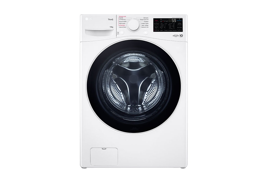 LG Máquina de Lavar Smart LG VC4 13kg Branco com Inteligência Artificial AIDD™ - FV5013WC4A - 220V, FV5013WC4A