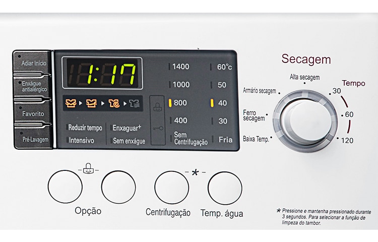LG Lava e Seca LG Branca 8,5Kg. Mais tempo pra você!, WD-W1485AD(A)