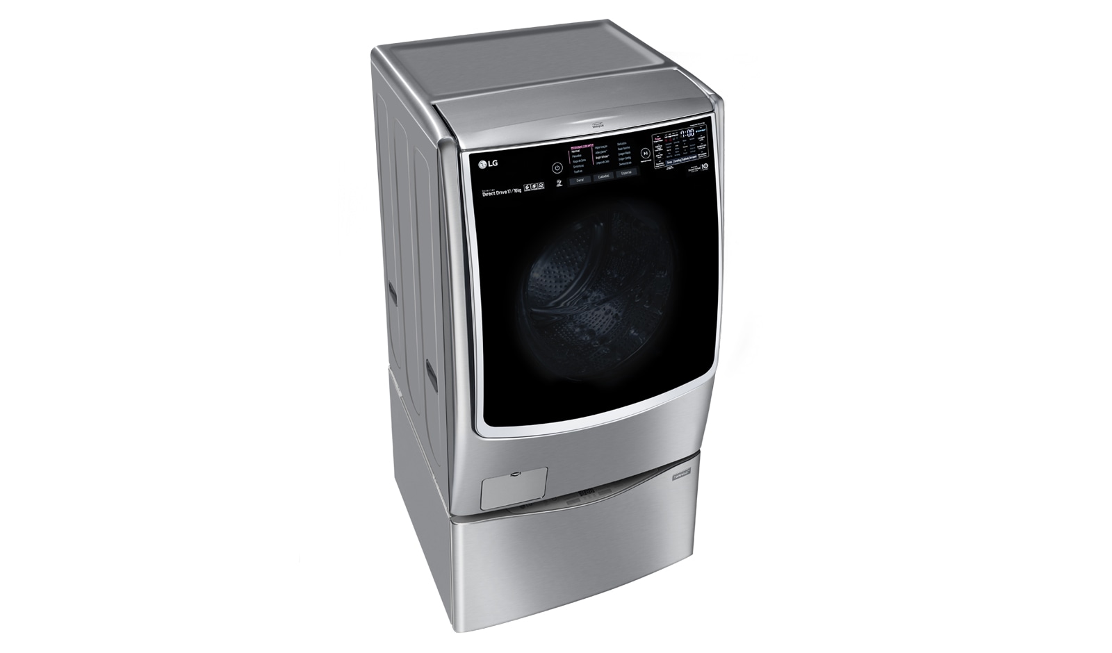 LG Lavadora de Roupas TWINWash Mini 2,5kg 127V com 3 Motion e Smart Diagnosis, WD100CV