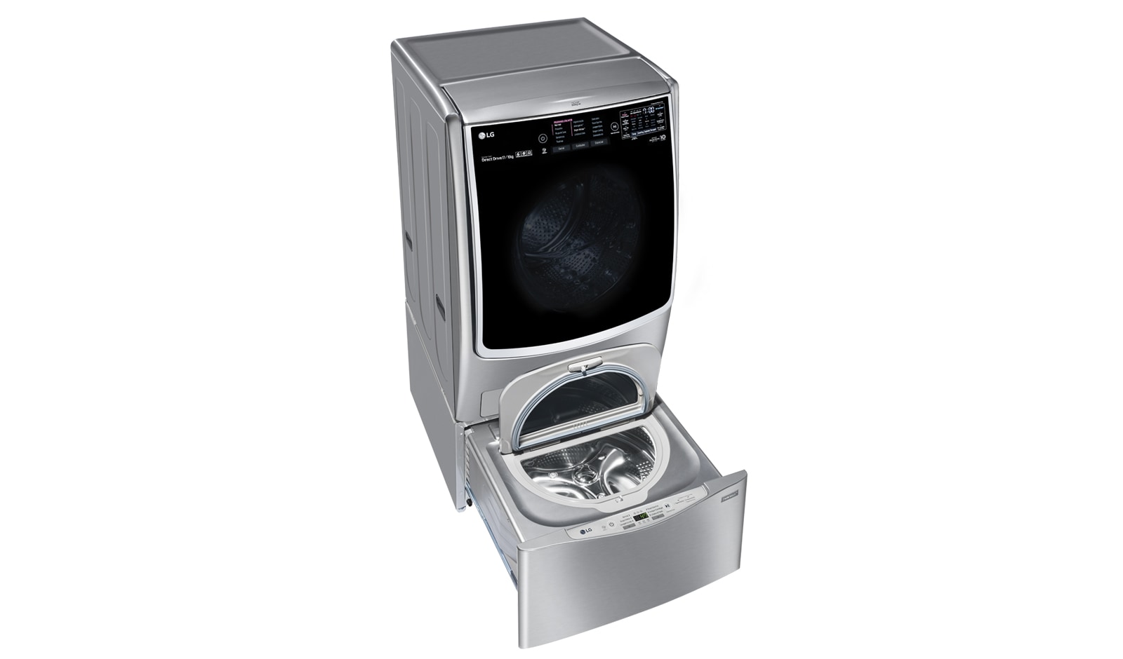 LG Lavadora de Roupas TWINWash Mini 2,5kg 127V com 3 Motion e Smart Diagnosis, WD100CV