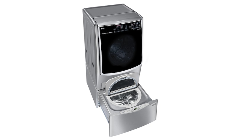 LG Lavadora de Roupas TWINWash Mini 2,5kg 127V com 3 Motion e Smart Diagnosis, WD100CV