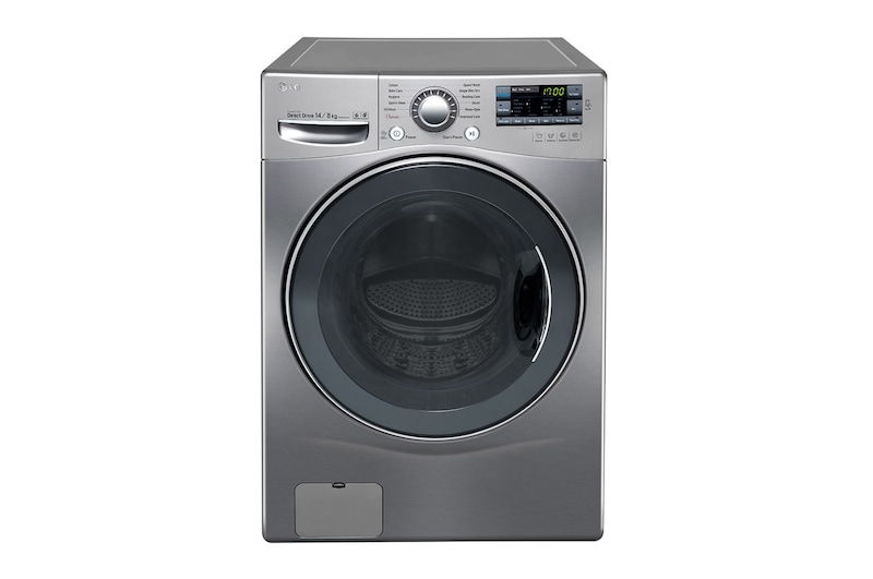 LG Lava & Seca 14kg com Steam e SmartThinQ - Aço Escovado, WD1014RD7