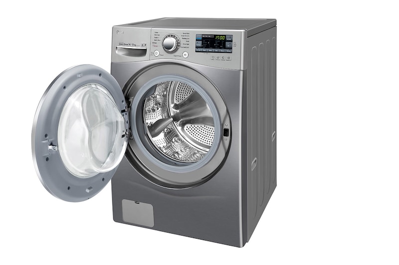 LG Lava & Seca 14kg com Steam e SmartThinQ - Aço Escovado, WD1014RD7