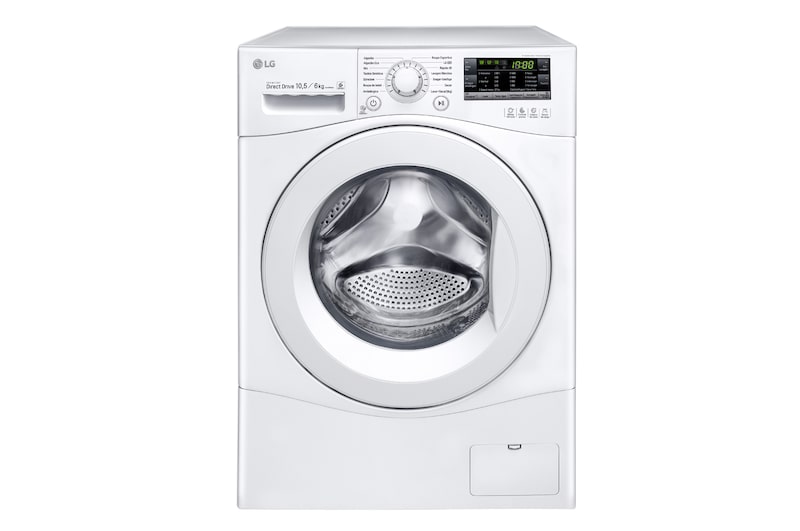LG Lavadora Lava e Seca 10,5kg 220V com 6 Motion DD e Painel Touch, WD10WP6A