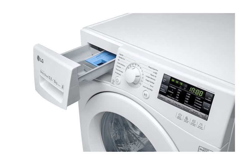 LG Lavadora Lava e Seca 10,5kg 220V com 6 Motion DD e Painel Touch, WD10WP6A