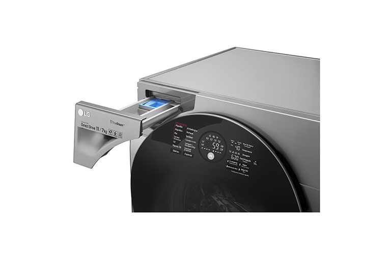 LG Lavadora de Roupas Smart TWINWash Mini 2kg 220V 3 Motion Aço Escovado , WD11VCS6A,WD2100VMA