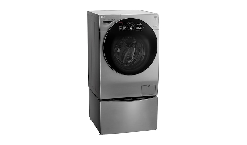 LG Lavadora de Roupas Smart TWINWash Mini 2kg 220V 3 Motion Aço Escovado , WD11VCS6A,WD2100VMA
