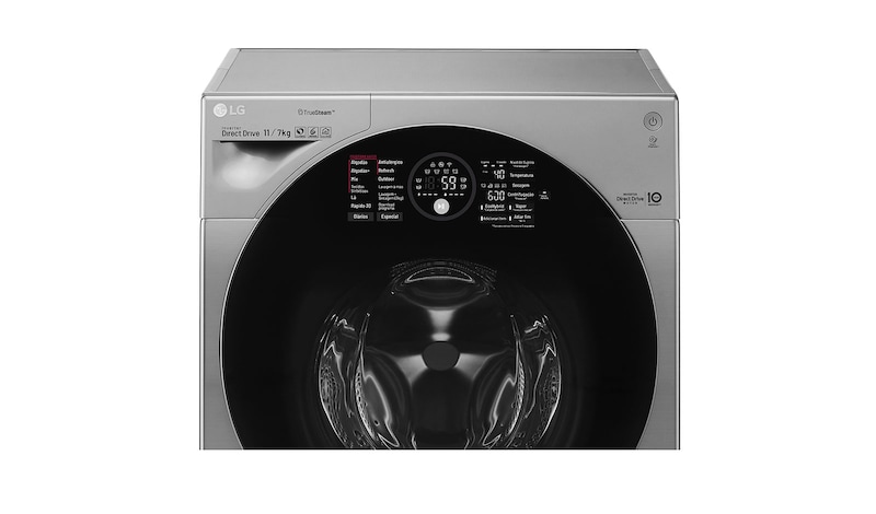 LG Lavadora de Roupas Smart TWINWash Mini 2kg 220V 3 Motion Aço Escovado , WD11VCS6A,WD2100VMA