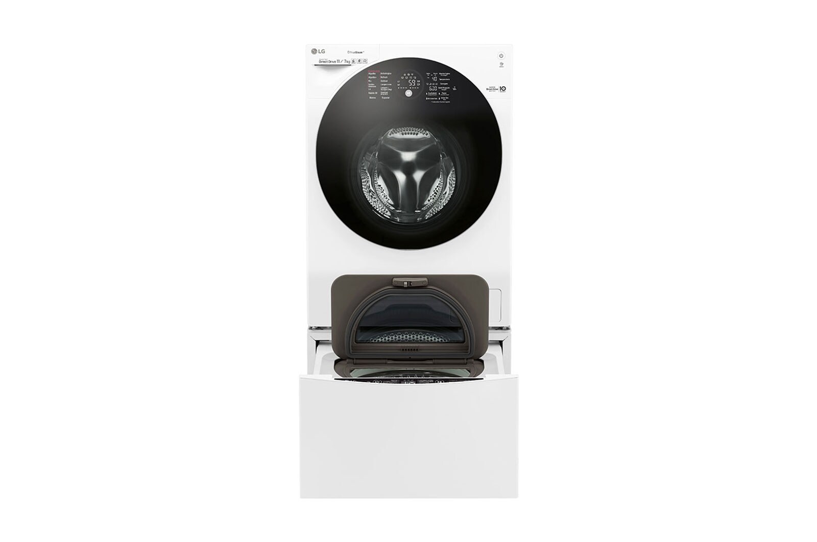 LG Lava e Seca Smart TWINWash 11kg + 2kg com TrueSteam Branca, WD11WCS6,WD2100CW