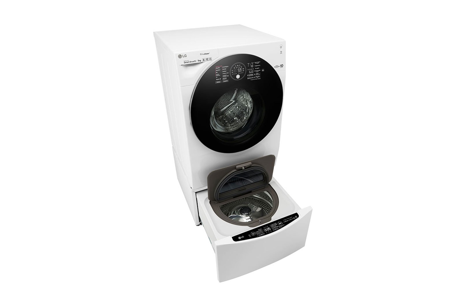 LG Lava e Seca Smart TWINWash 11kg + 2kg com TrueSteam Branca, WD11WCS6,WD2100CW