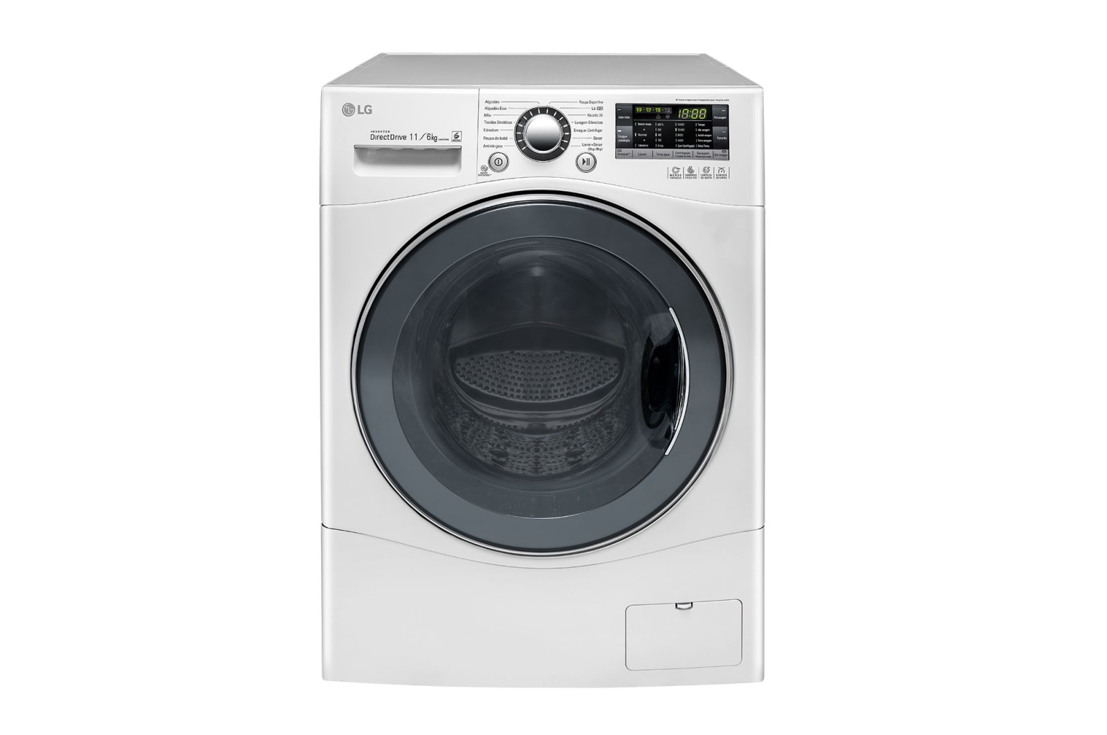 LG Lava & Seca 11kg com 6 Motion DD e Painel Touch – Branca, WD11WP6(A)