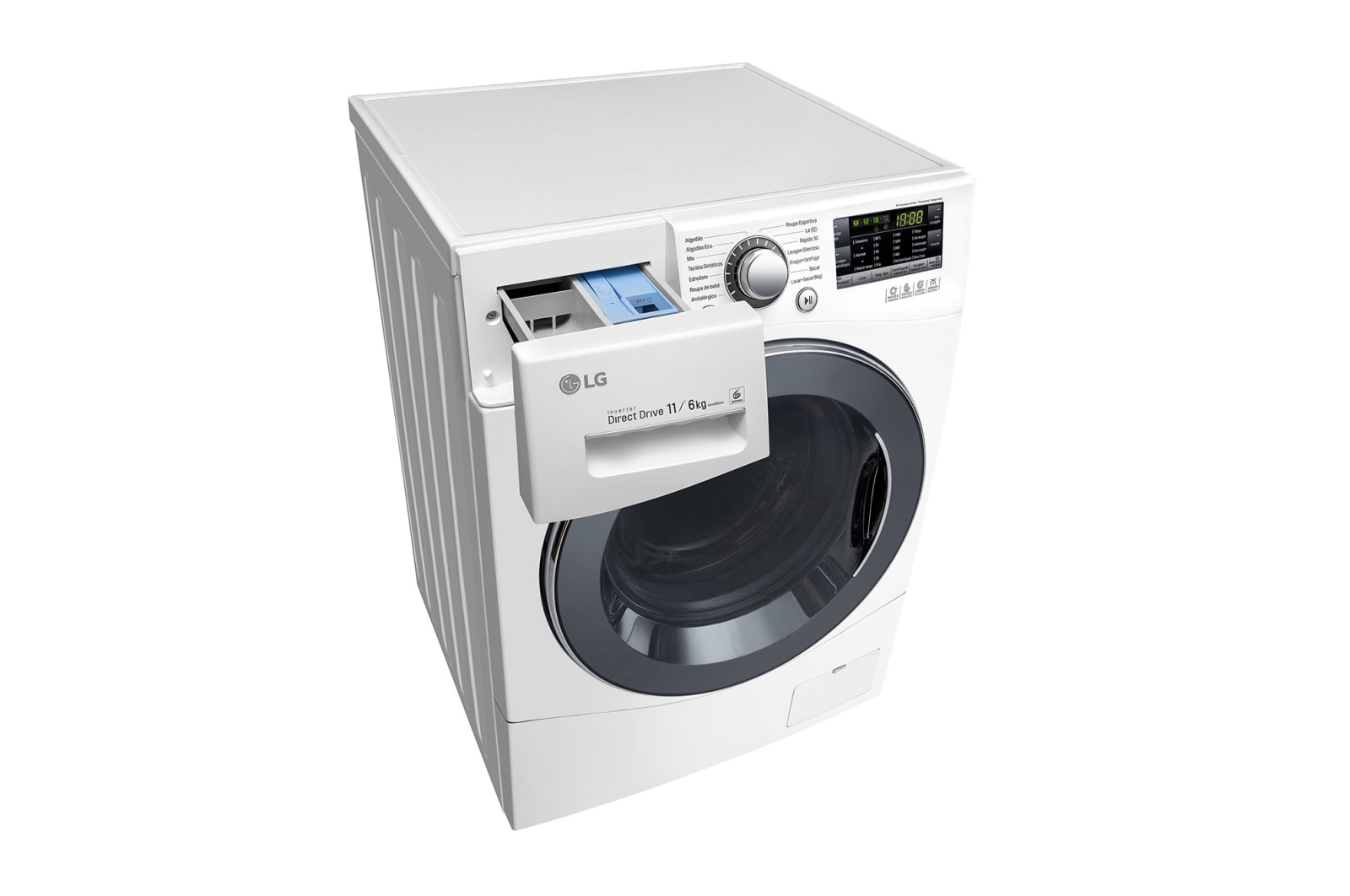 LG Lava & Seca 11kg com 6 Motion DD e Painel Touch – Branca, WD11WP6(A)