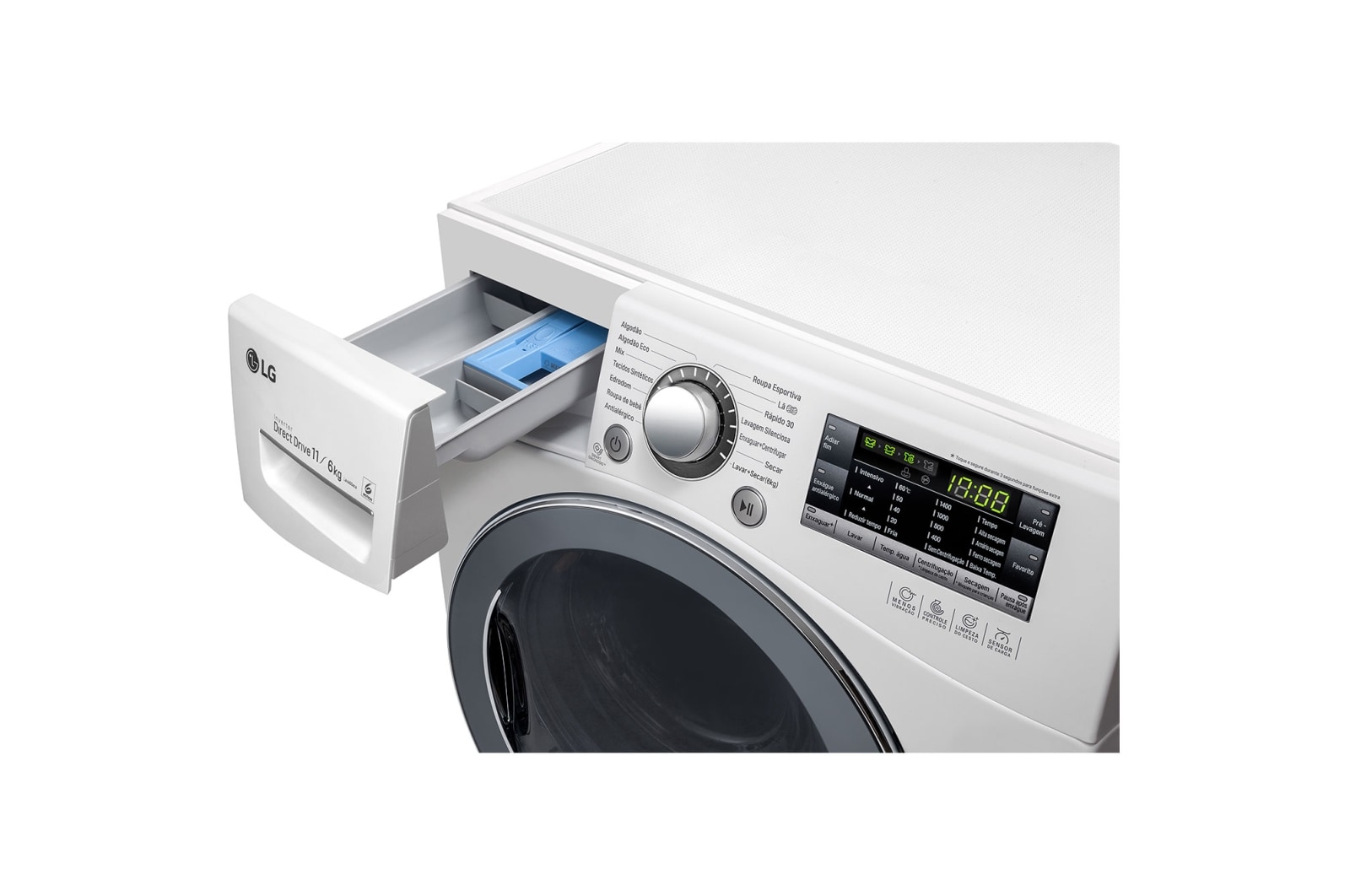 LG Lava & Seca 11kg com 6 Motion DD e Painel Touch – Branca, WD11WP6(A)