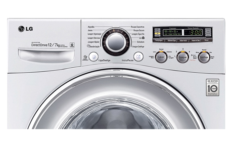 LG Lava e Seca LG Branca 12 Kg. Mais tempo pra você!, WD1252RW(A)