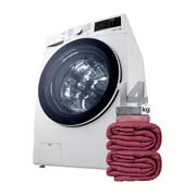 LG Combo Lava e Seca Smart LG 127V 14kg Branco + Caixa de Som Portátil LG XBOOM Go XG5, WD14W.XG5S