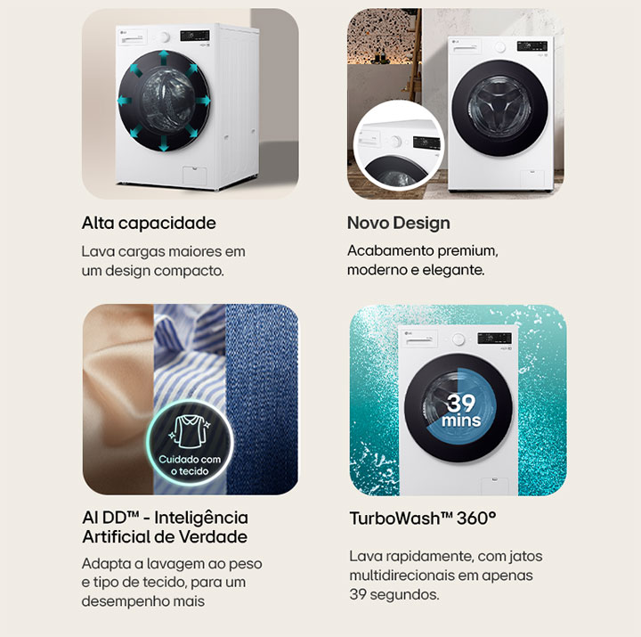 Conheça mais sobre sua nova lavadora favoritac