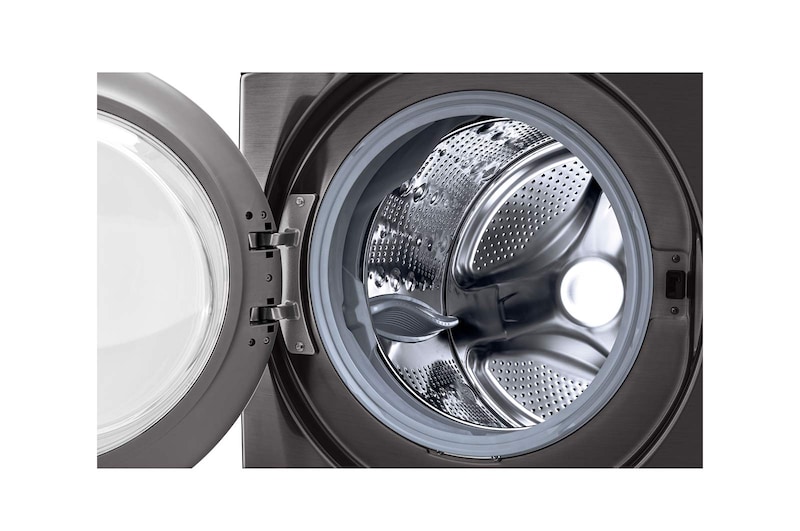 LG Lava e Seca Smart LG 17kg Aço Escovado Preto com Conectividade Wi-Fi ThinQ - WD17BV2S6B - 127v, WD17BV2S6B