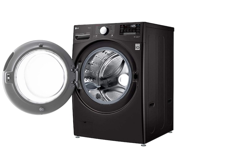 LG Lava e Seca Smart LG 17kg Aço Escovado Preto com Conectividade Wi-Fi ThinQ - WD17BV2S6B - 127v, WD17BV2S6B