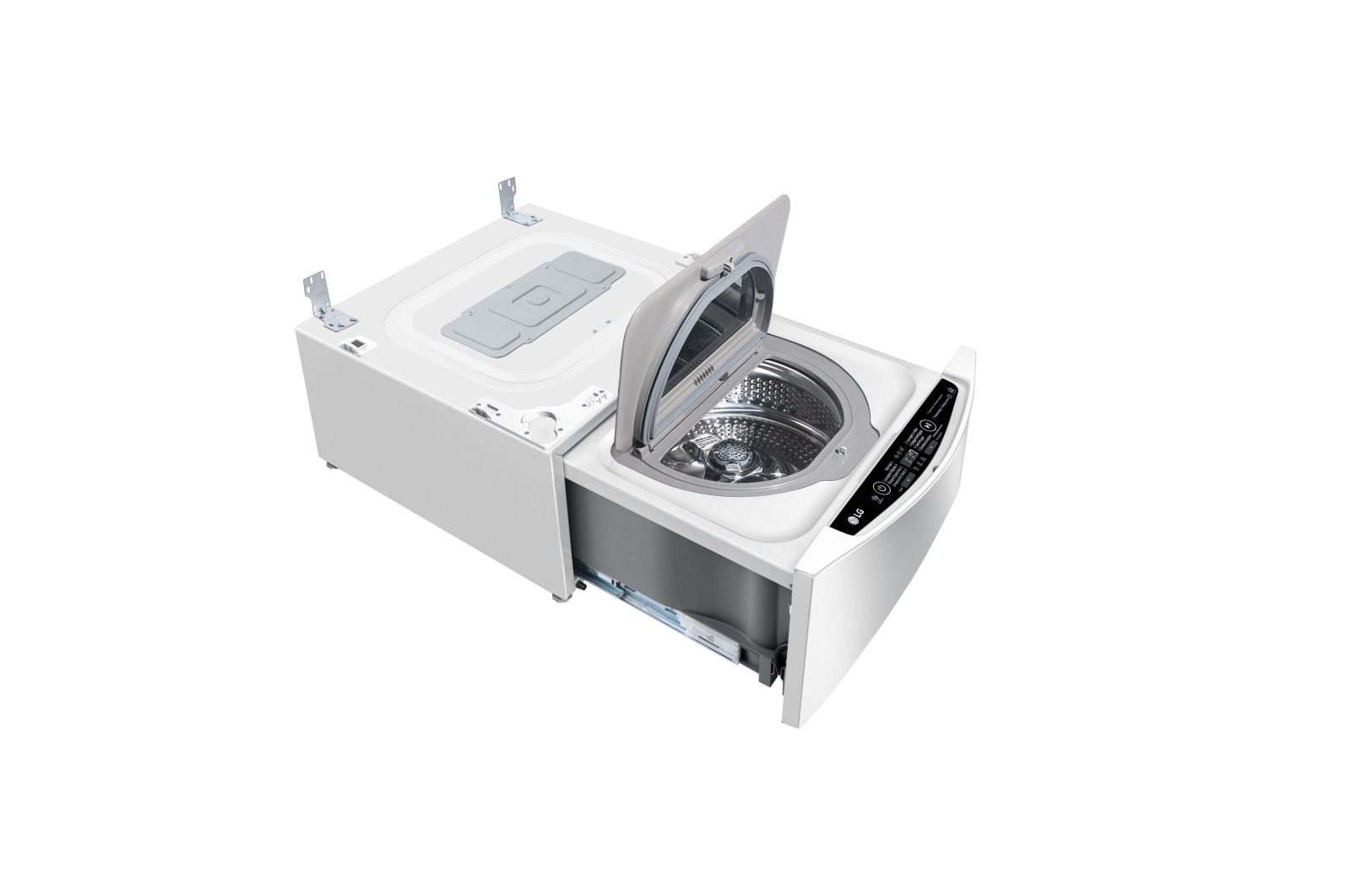 LG Lavadora Smart TWINWash Mini 2kg 127V com 3 Motion Branca, WD2100CW