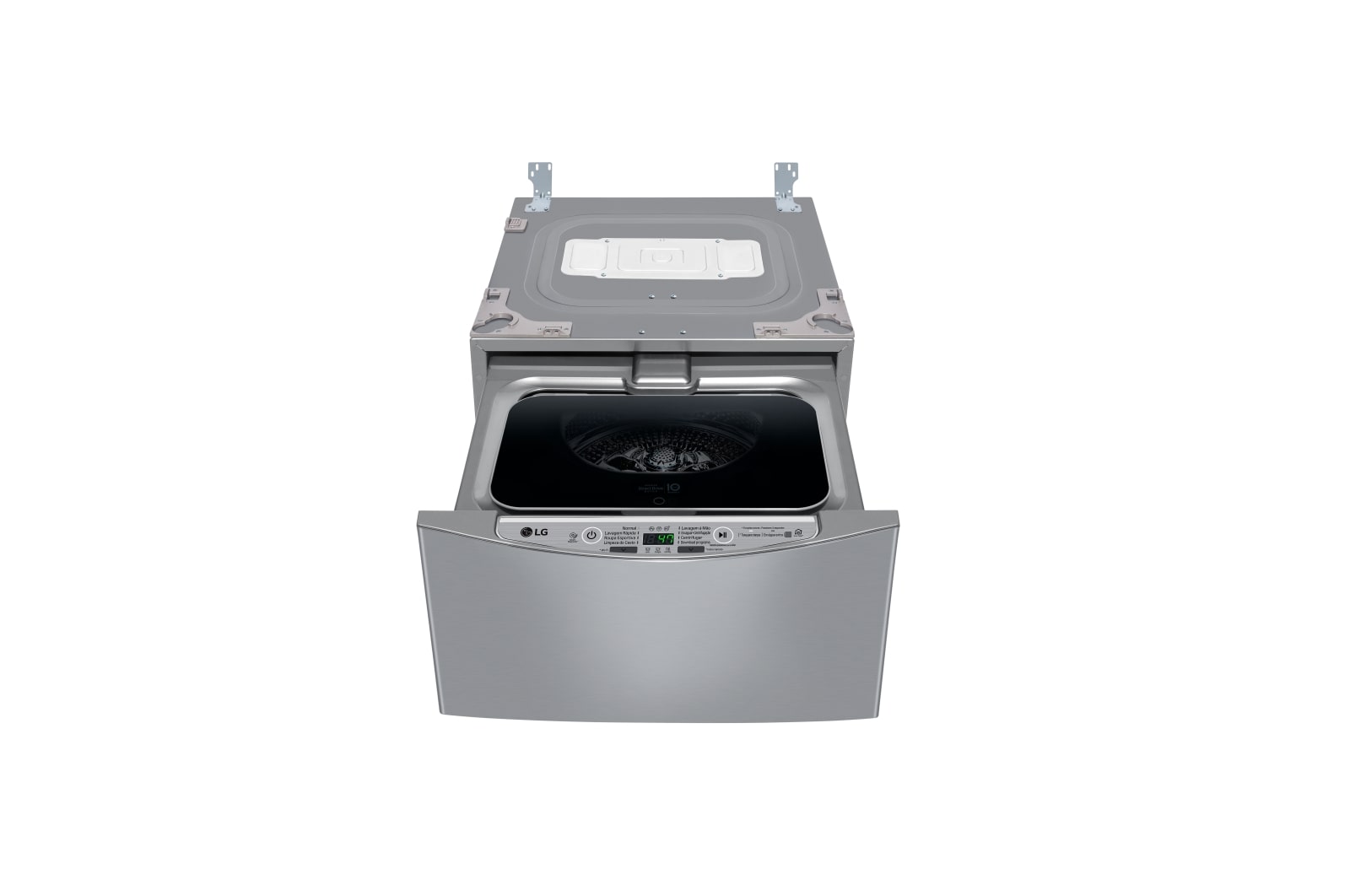 LG Lavadora de Roupas Smart TWINWash Mini 2kg 127V 3 Motion Aço Escovado, WD2100VM