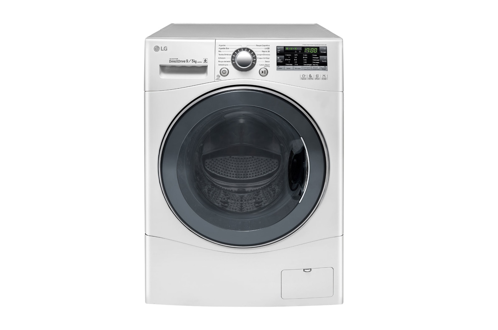 LG Lavadora Lava e Seca 9kg 220V com 6 Motion DD e Painel Touch – Branca , WD9WP6(A)