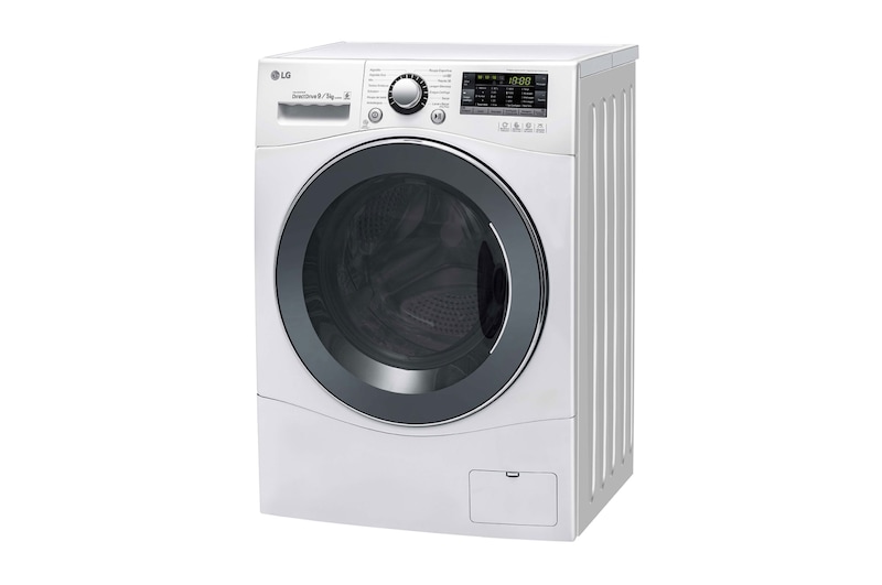 LG Lavadora Lava e Seca 9kg 220V com 6 Motion DD e Painel Touch – Branca , WD9WP6(A)