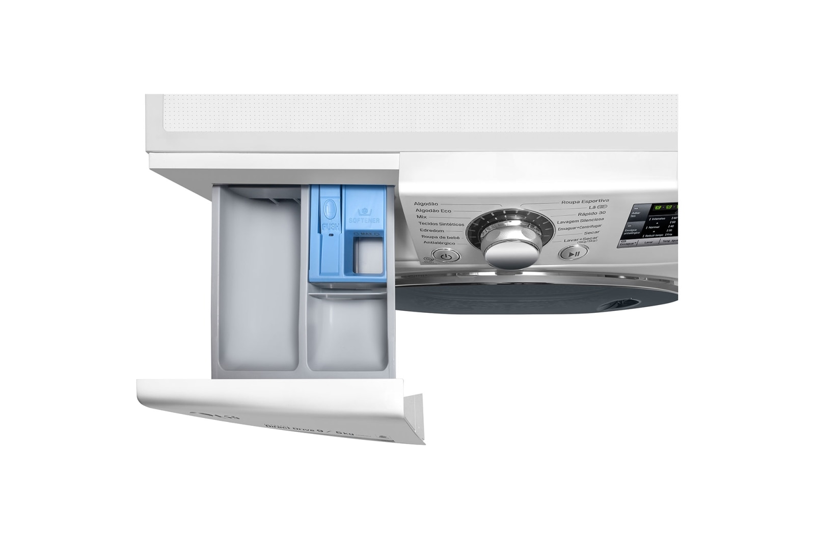 LG Lavadora Lava e Seca 9kg 220V com 6 Motion DD e Painel Touch – Branca , WD9WP6(A)