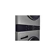 LG Lavadora e Secadora Elétrica Smart LG WashTower™ 17kg Aço Escovado com Inteligência Artificial AIDD™ - WK17VS6A - 220v, WK17VS6A